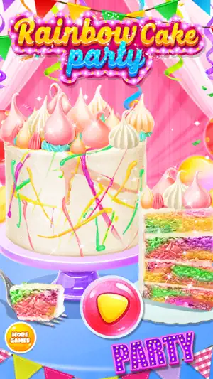Rainbow Pastel Cake screenshot 1