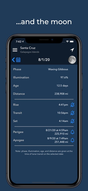 ‎Lumos: Sun and Moon Tracker Screenshot