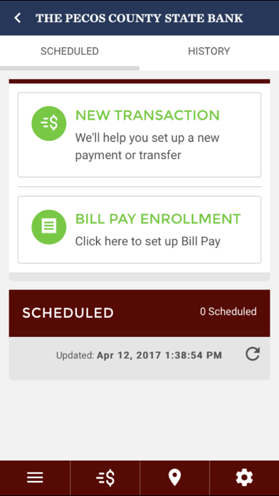 The Pecos County State Bank Screenshot