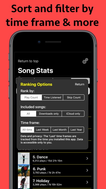 Song Stats for Apple Music