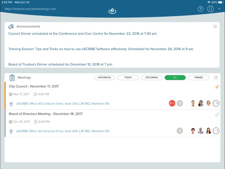 eSCRIBE Meetings Standard screenshot-4