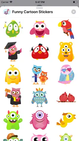 Game screenshot Funny Cartoon Stickers hack