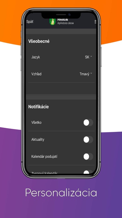 Obec Hnilčík Screenshot