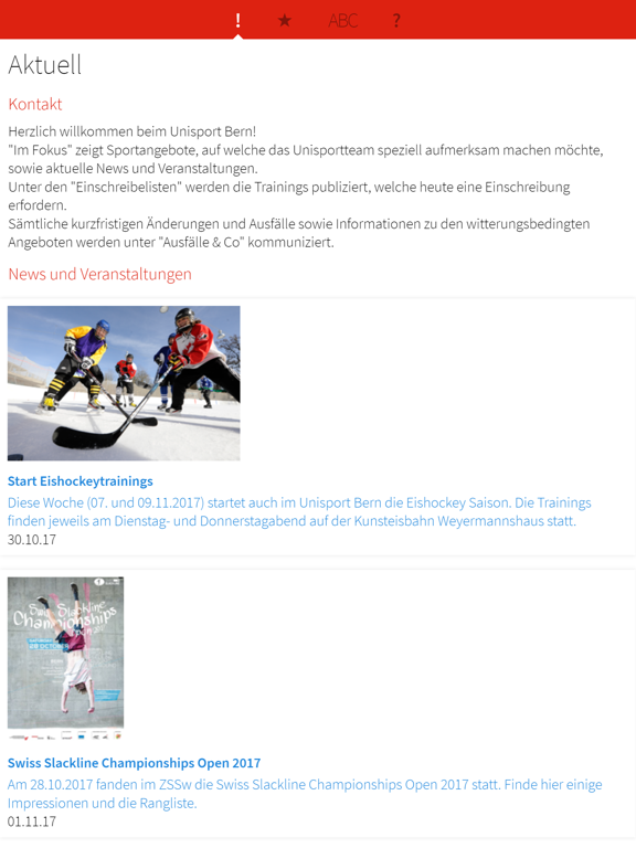 Screenshot #4 pour Unibe Sport