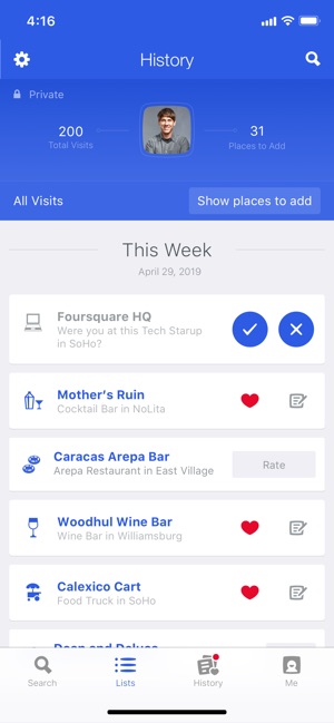 Aplicativo Foursquare começa a receber tradução para o português  [atualizado] »