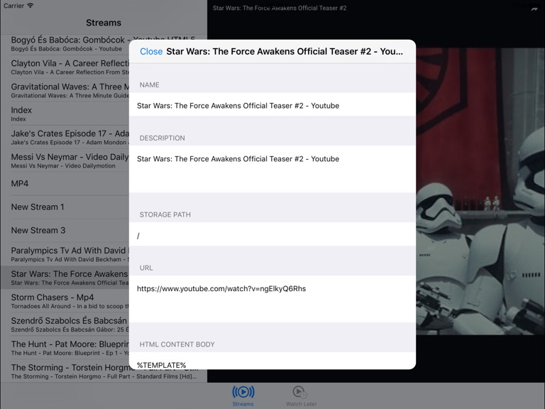 【图】Stream Player for iPhone(截图3) 【图】Stream Player for iPhone(截图3)
