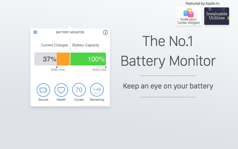 battery monitor: health, info iphone screenshot 1
