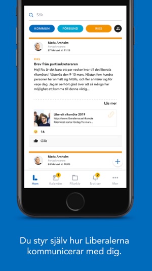 Liberalernas Medlemsapp(圖2)-速報App