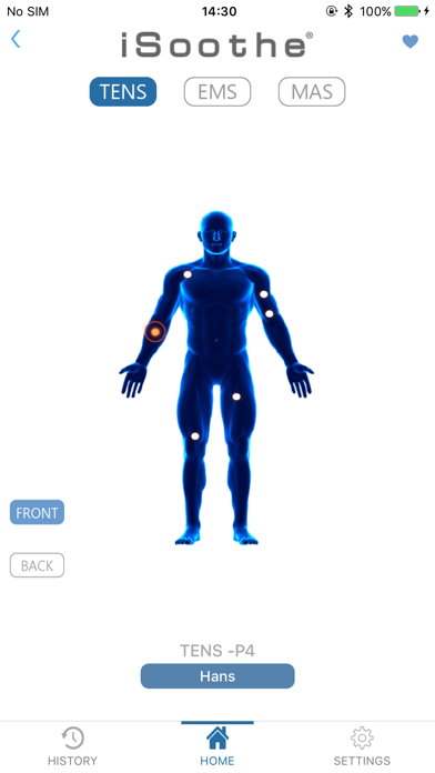 Screenshot #1 pour iSoothe® 3-in-1 TENS Therapy