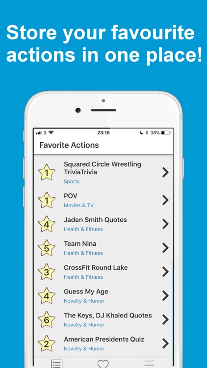 Actions for Google Home App