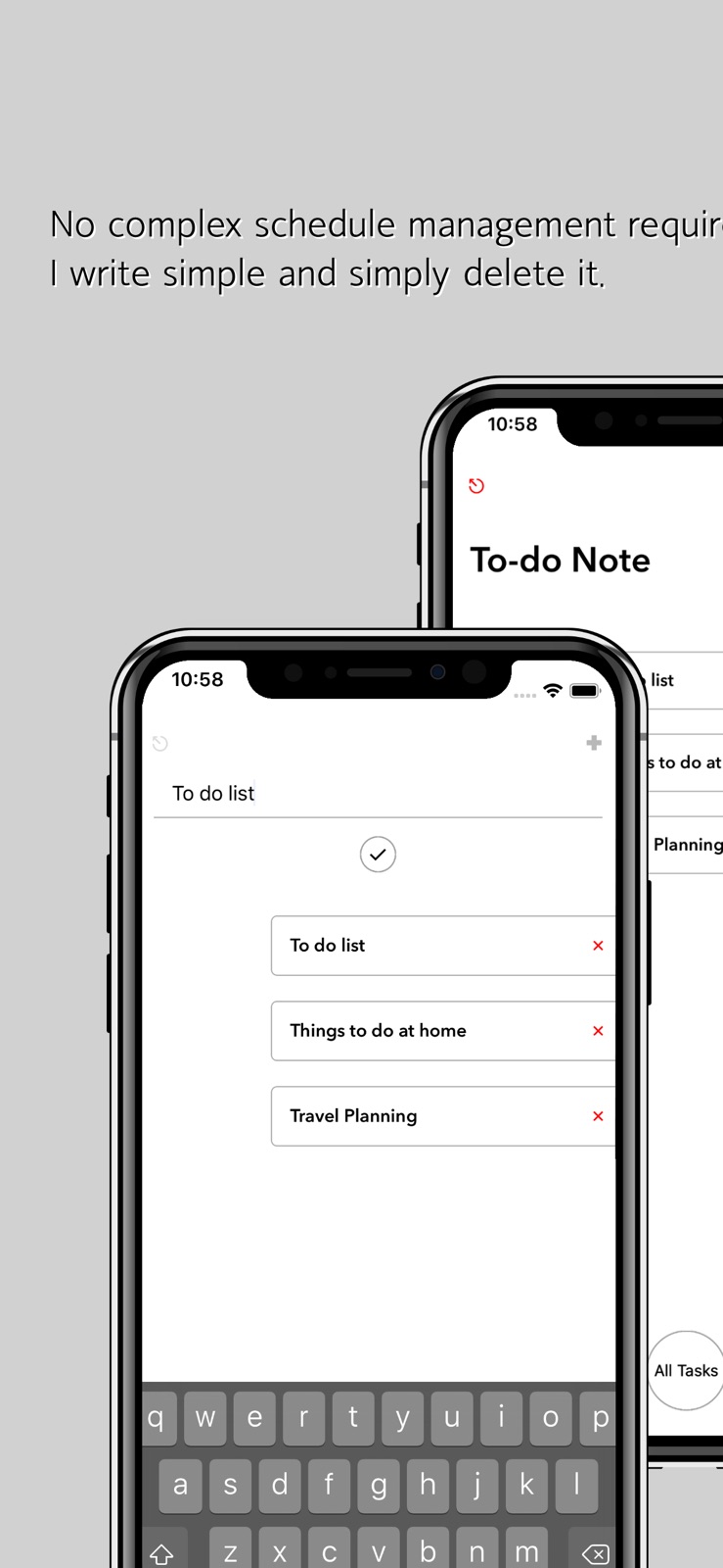 ToDoNote - Simple To-do List iphone screenshot 2