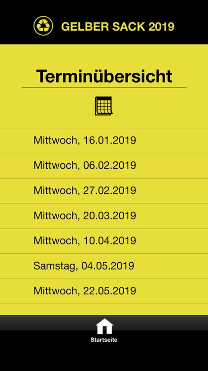Gelber Sack 2019