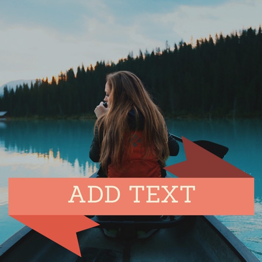 Add Text - On your photos icon