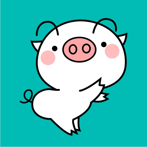 Fatty Pig Animated Stickers