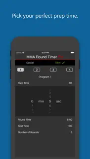 mma round timer pro iphone screenshot 3
