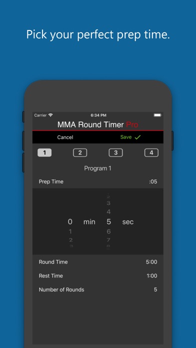 MMA Round Timer Pro screenshot 3