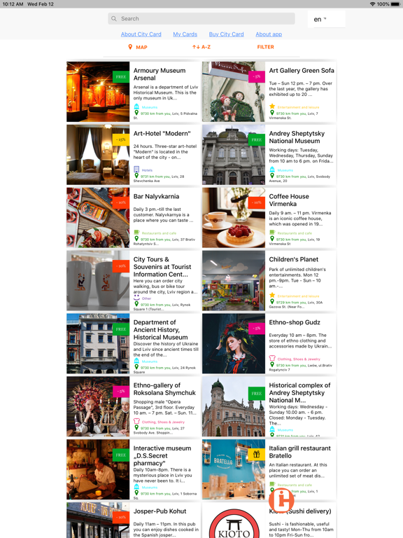 Screenshot #4 pour Lviv City Card