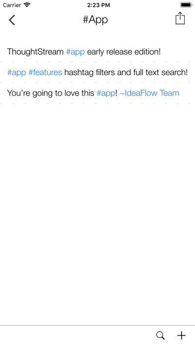 Screenshot #2 pour ThoughtStream