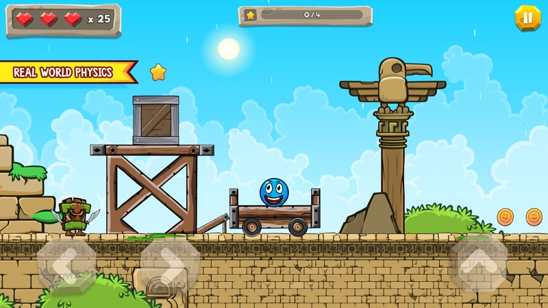 Blue Ball 11: Jump And Roll screenshot 3