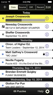 crossword light iphone screenshot 2
