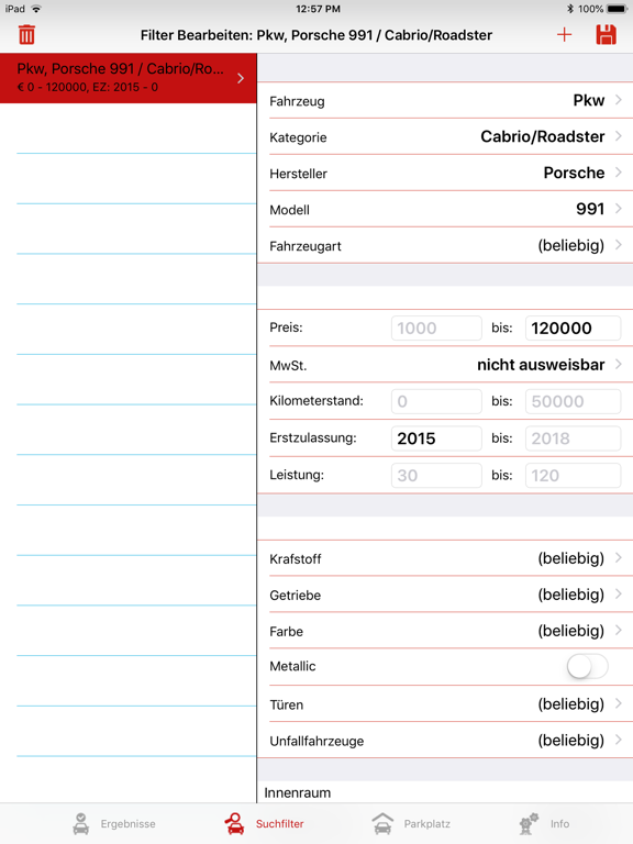 Screenshot #5 pour AutoradarX Autosuche