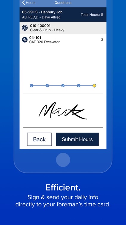 HCSS myField: Track job hours screenshot-5