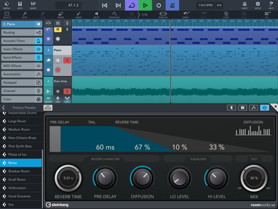 Cubasis LE 3 iPad screenshot 6 - Music app