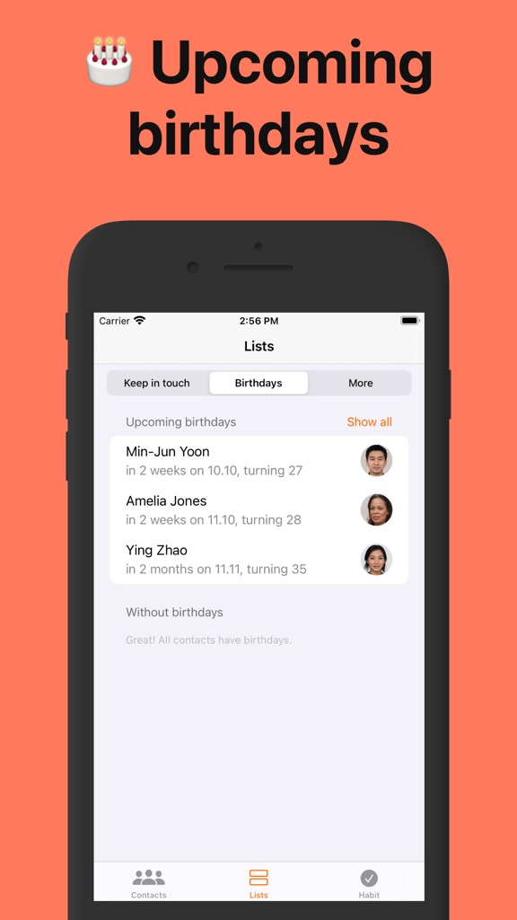 【图】Amicu – Social Contact Manager(截图3) 【图】Amicu – Social Contact Manager(截图3)
