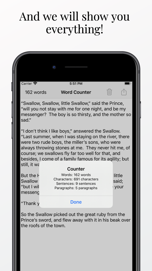 #5. Word Counter Tool (iOS) Podle: Xueqin Huang