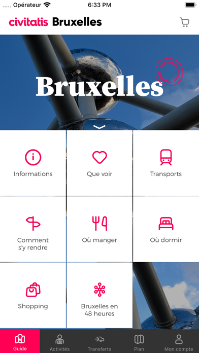 Screenshot #2 pour Guide Bruxelles Civitatis.com