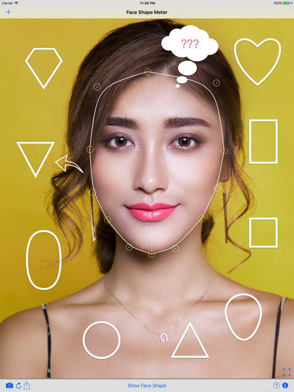 Face Shape Meter 理想的な顔形状ファインダのおすすめ画像1