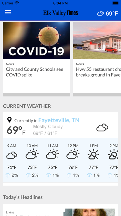 Elk Valley Times Screenshot