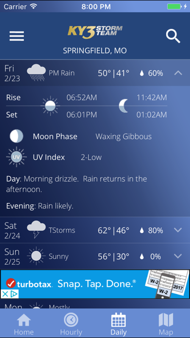 KY3 Weather Screenshot