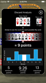 Cribbage Pegboard screenshot