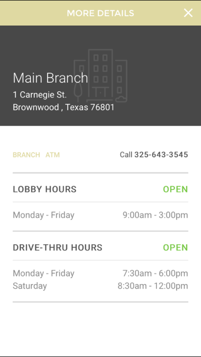 Citizens National Bank Brownwo Screenshot