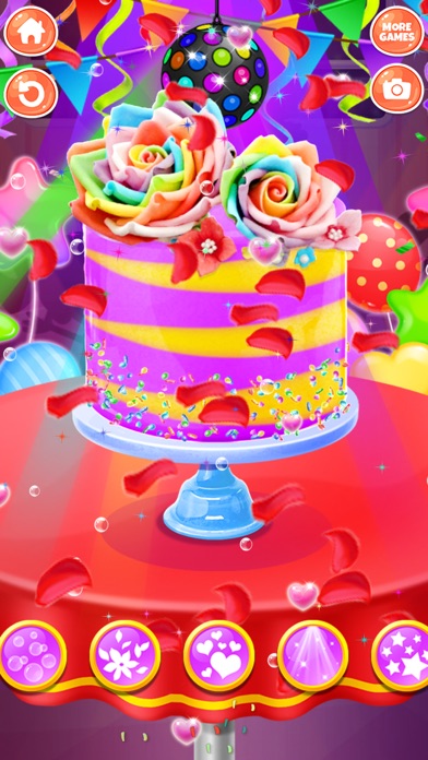 Rainbow Pastel Cake Screenshot