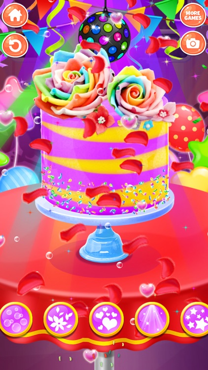 Rainbow Pastel Cake screenshot-3