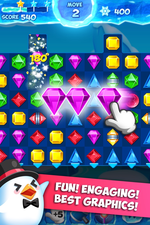 Jewel Ice Mania: Match3Puzzle! screenshot 2