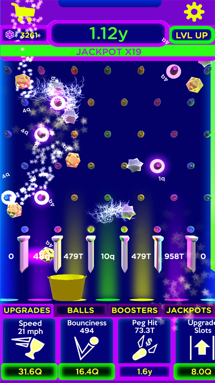 Idle Jackpot Catch the balls