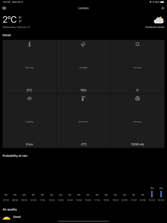 Screenshot #6 pour WeatherLike: Weather Forecast