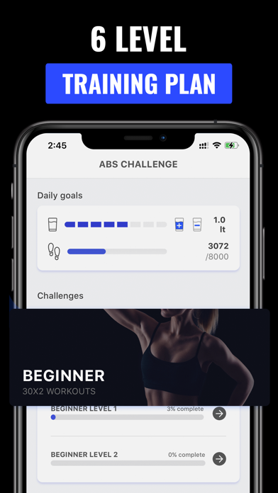 Abs Workout - Women Fitness Screenshot