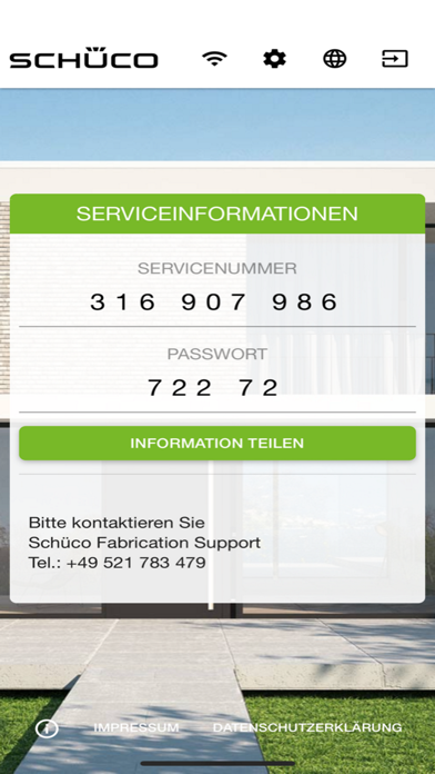 Schüco FRS Screenshot