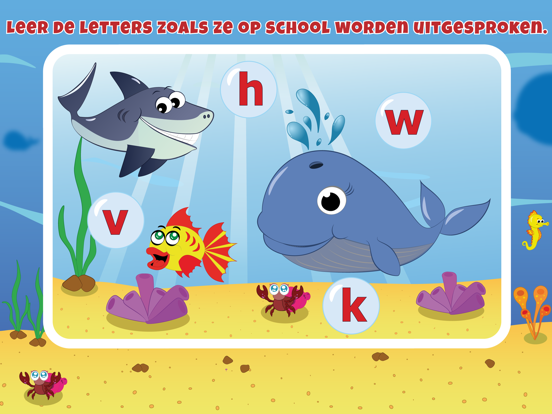 Letters leren lezen groep 3 iPad app afbeelding 1