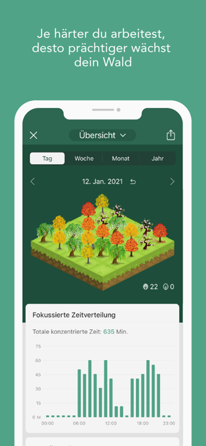 ‎Forest - Bleib fokussiert Screenshot