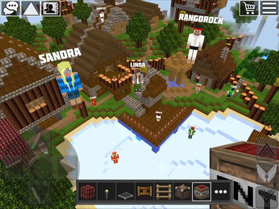 Screenshot #1 for World of Cubes Craft & Mine 3D