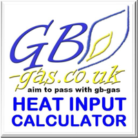 GB Gas Heat Input Calculator