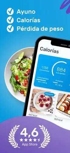 Screenshot 1 Contador de Calorías y Dieta iphone