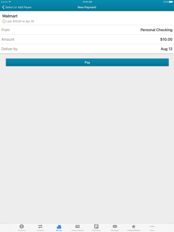 Salem VA FCU iPad screenshot 5 - Finance app