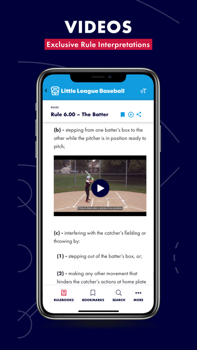 Little League Rulebook Screenshot