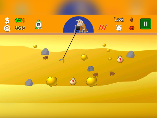 Screenshot #5 pour Gold Miner Classic Senspark